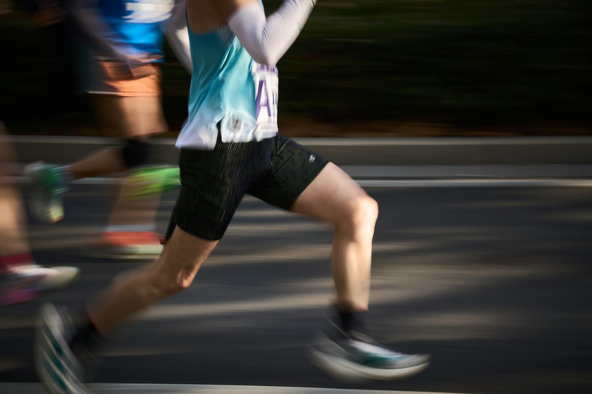 Runners in a race